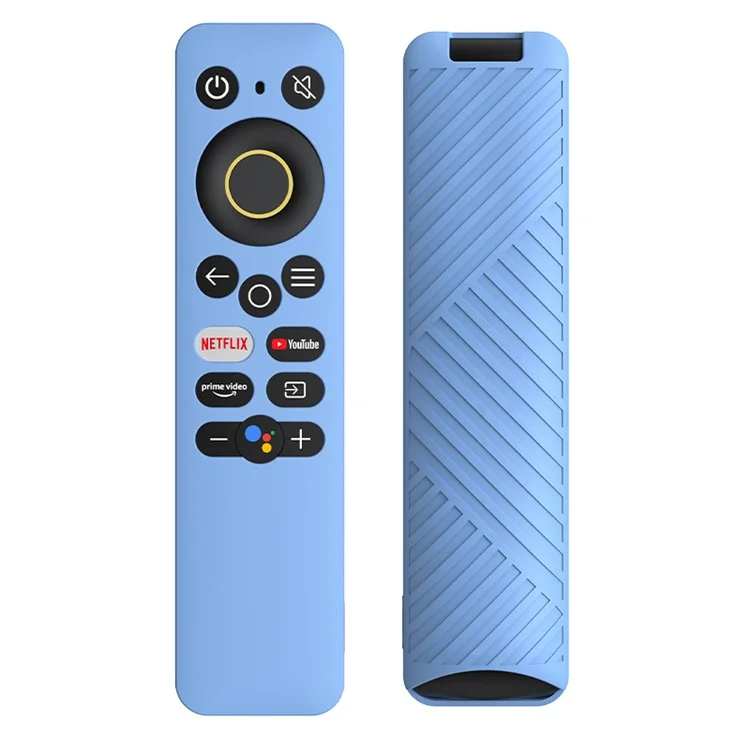 Manga de Caixa Protetora de Silicone Suave Para o Realme Smart TV 30 / Controlador Remoto de 40 Polegadas - Céu Azul