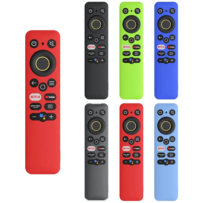 Blød silikonebeskyttelsesdæksel til Realme Smart TV 30 / 40 tommer fjernbetjening - Rød