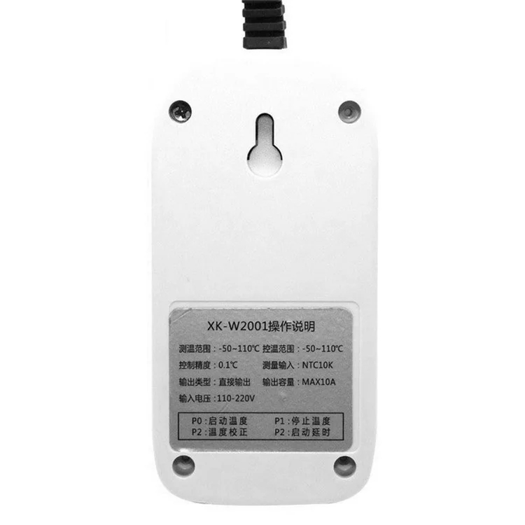 SMY-W2001 Temperaturcontroller Intelligenter Digitaler Display Einstellbare Temperaturbuchse Mit 1m Wasserdichtem Sonde - US -stecker