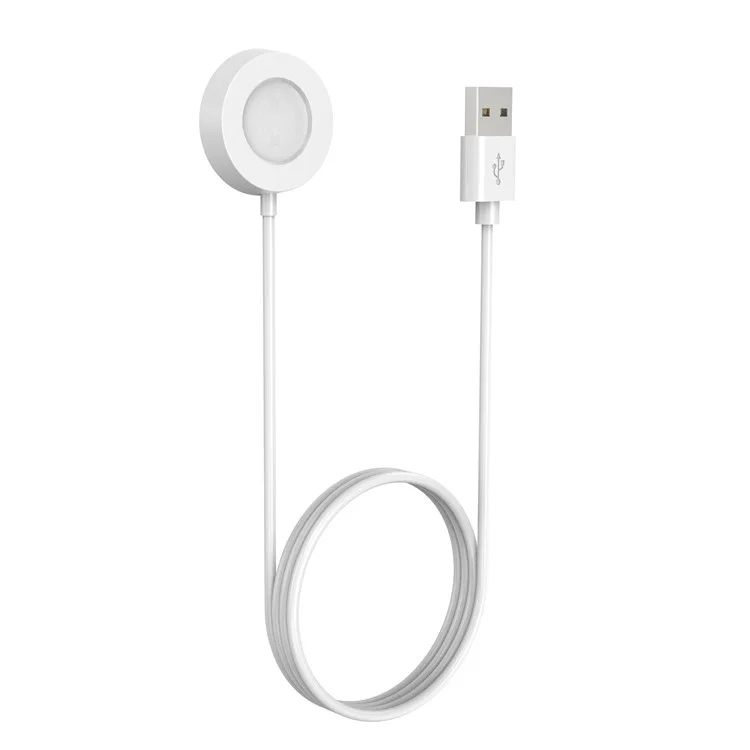 Для Xiaomi Watch S1 Pro Магнитная беспроводная зарядка для смарт-часов Зарядное устройство Зарядная панель с кабелем USB длиной 100 см