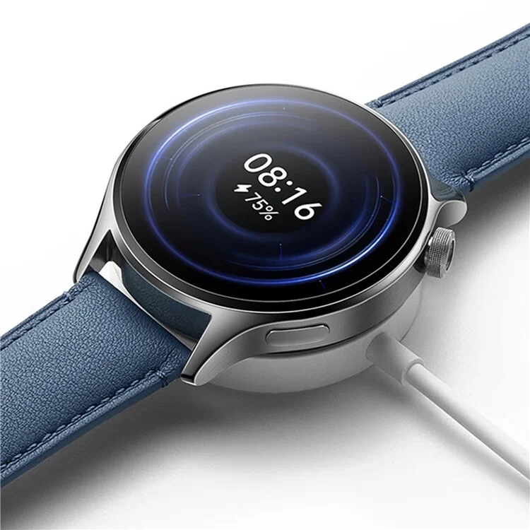 Для Xiaomi Watch S1 Pro Магнитная беспроводная зарядка для смарт-часов Зарядное устройство Зарядная панель с кабелем USB длиной 100 см