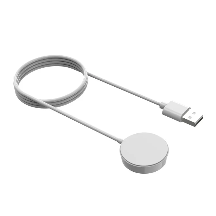 Для Xiaomi Watch S1 Pro Магнитная беспроводная зарядка для смарт-часов Зарядное устройство Зарядная панель с кабелем USB длиной 100 см