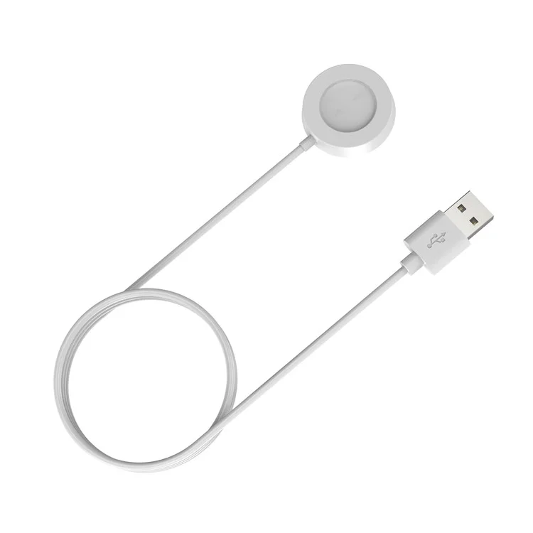 Для Xiaomi Watch S1 Pro Магнитная беспроводная зарядка для смарт-часов Зарядное устройство Зарядная панель с кабелем USB длиной 100 см