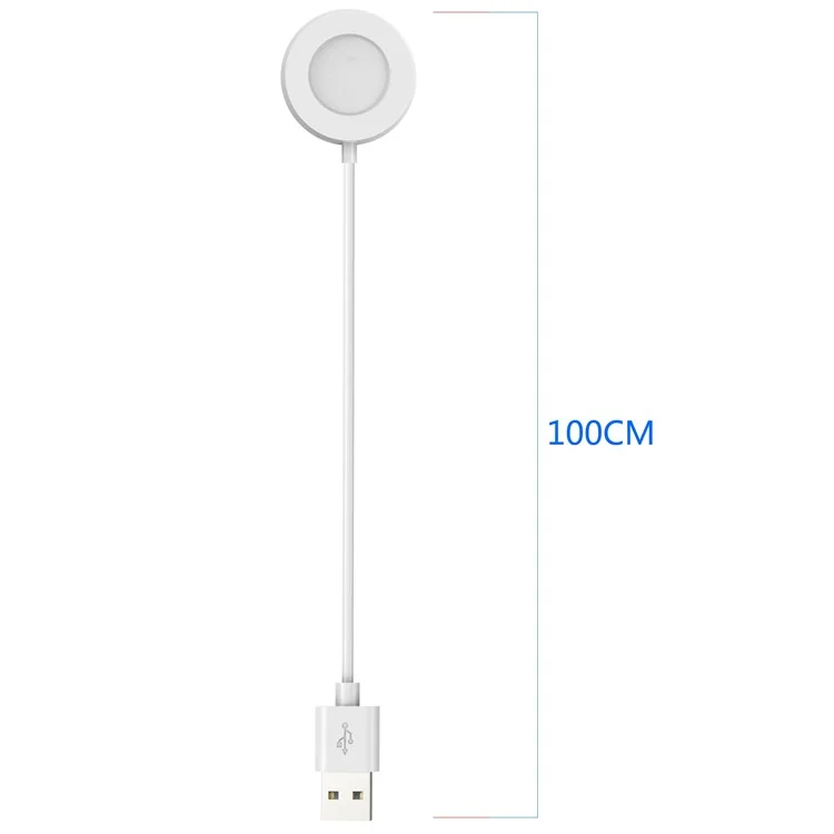 Для Xiaomi Watch S1 Pro Магнитная беспроводная зарядка для смарт-часов Зарядное устройство Зарядная панель с кабелем USB длиной 100 см