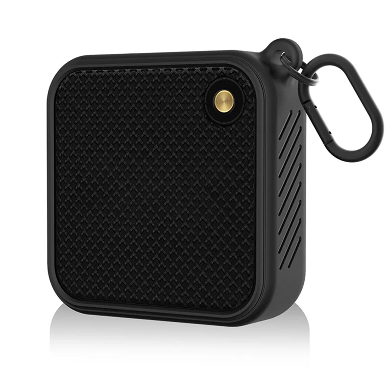 For Marshall Willen Bluetooth-compatible Speaker Silicone Carrying Case Anti-scratch Protective Cover - Black