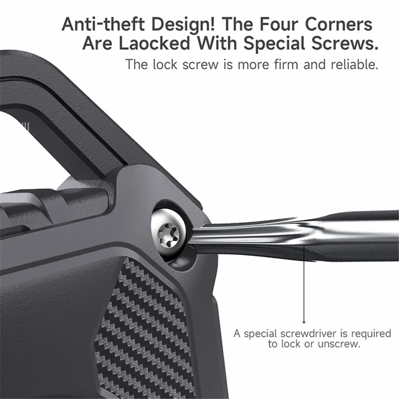 Pour le boîtier de protection AirTag Tracker IP67 imperméable en TPU antichoc - Vert