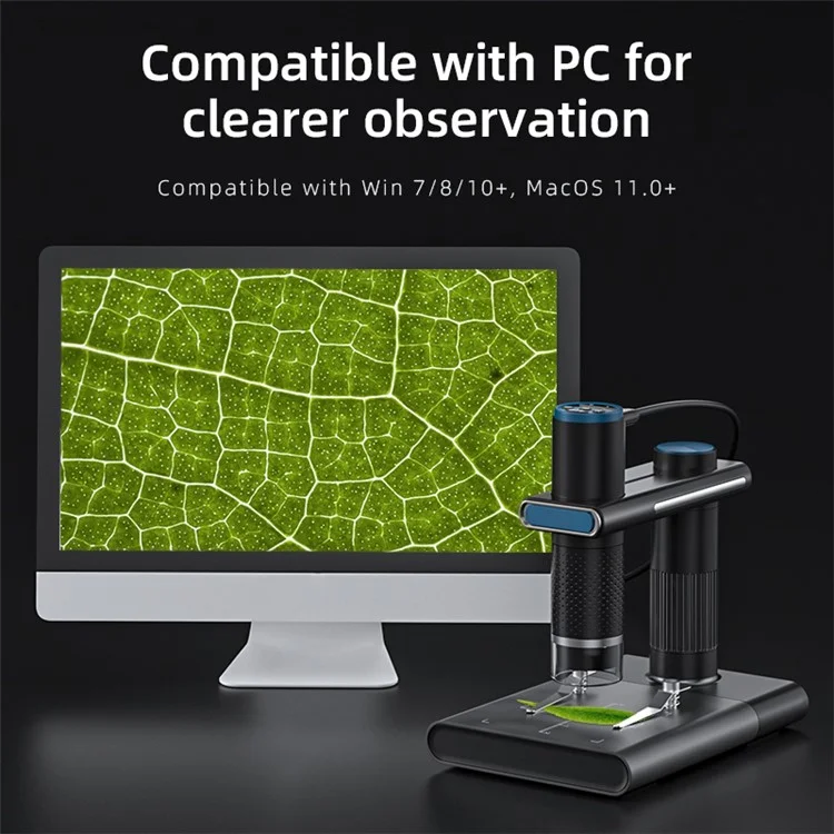 Inskam 320 Microscopio Wifi Inalámbrico Portátil 100x Zoom Lupa de Microscopio Digital Para Android Ios Iphone Ipad - Blanco