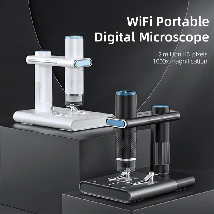 Inskam 320 Microscopio Wifi Inalámbrico Portátil 100x Zoom Lupa de Microscopio Digital Para Android Ios Iphone Ipad - Blanco