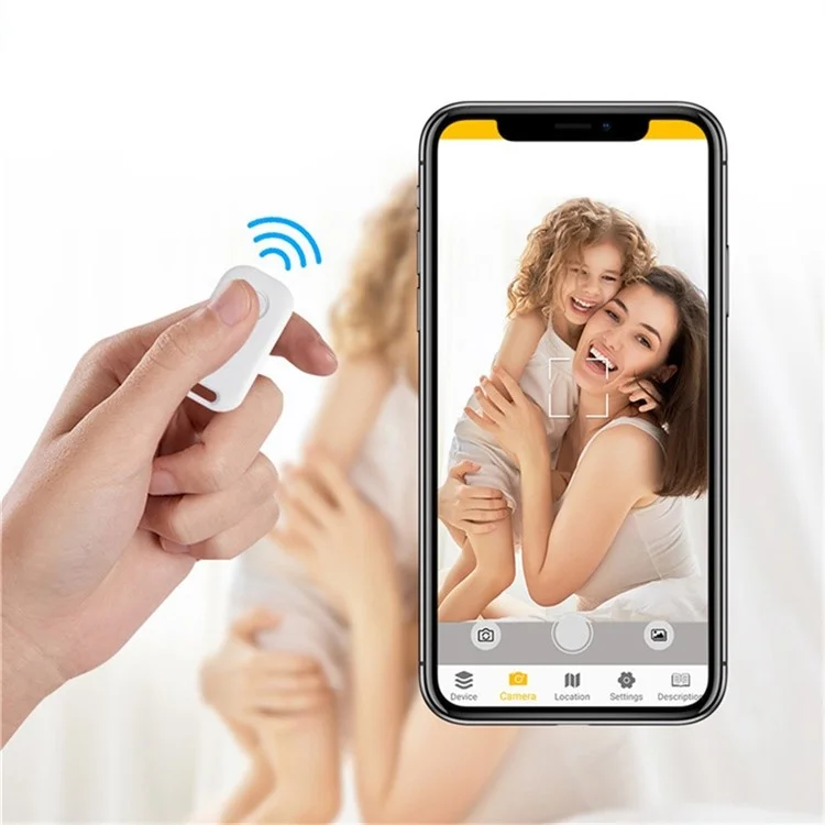 TY-06 Tuya Bluetooth Anti-Loss Device Wireless Smart Key Finder Portable Keychain Tracker Lightweight Item Locator - Preto