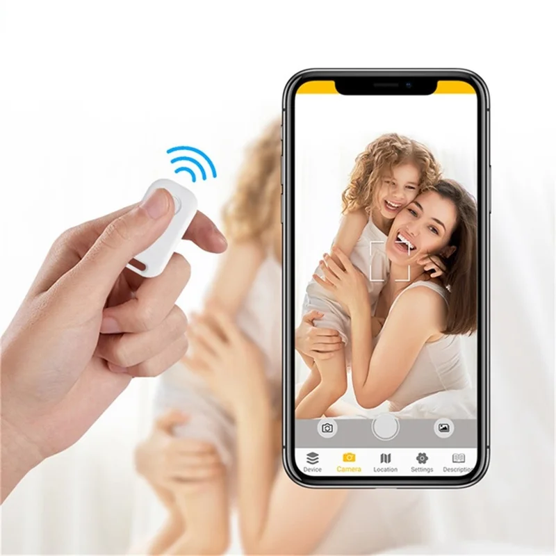 TY-06 Tuya Bluetooth-compatible Anti-Loss Device Wireless Smart Key Finder Portable Keychain Tracker Lightweight Item Locator - Sky Blue