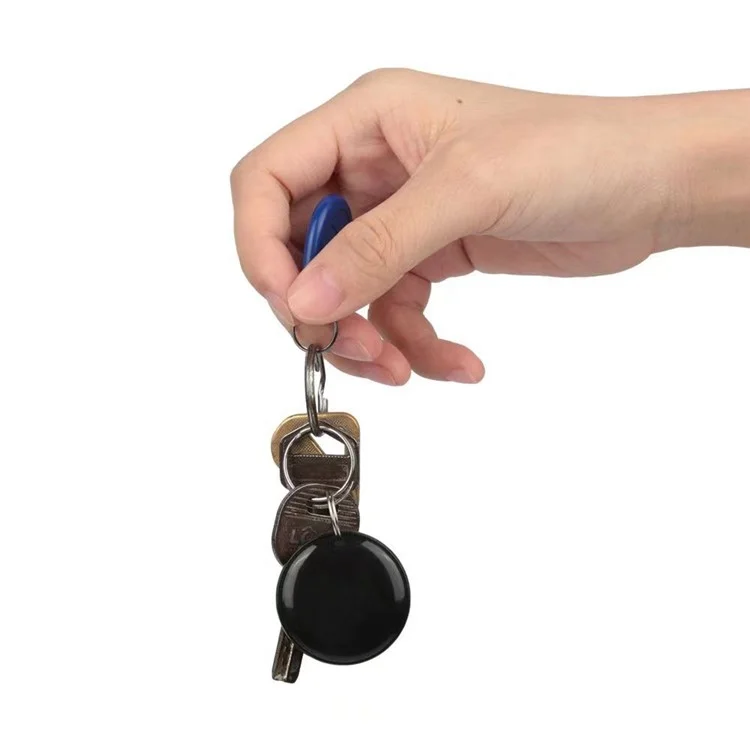 F6 Mini Bluetooth-compatible Item Locator Remote Key Finder  Smart Anti Lost Keychain Tracker Wallet Finder - White