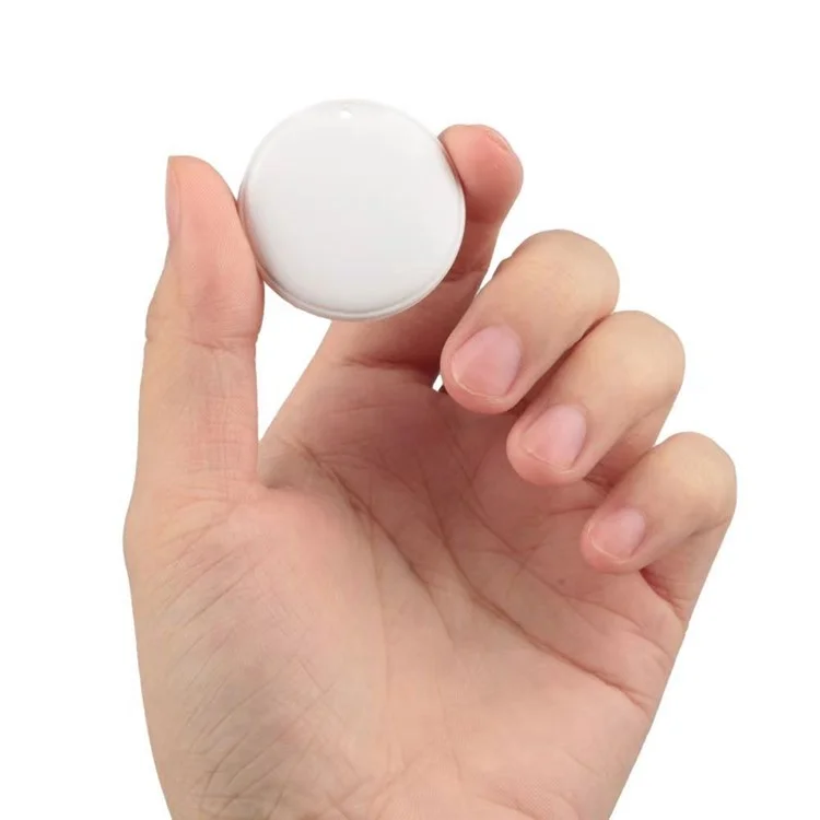 F6 Mini Bluetooth-compatible Item Locator Remote Key Finder  Smart Anti Lost Keychain Tracker Wallet Finder - White