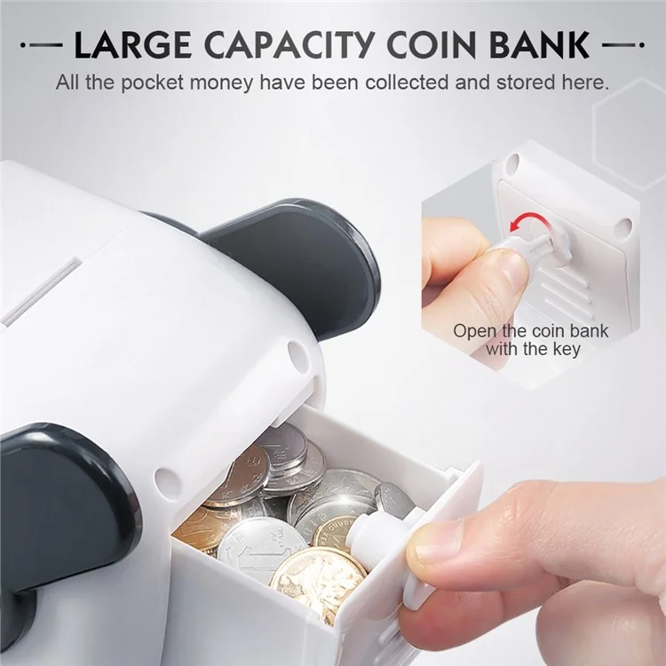 JJRC R4 RC Robot Intelligent Voice Control Programmable Singing Dancing Robot Children Toy with Piggy Bank Function - Red