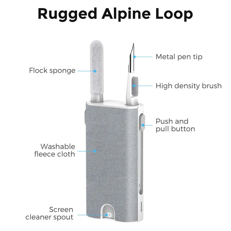 AHASTYLE WG92 Multi-Function Bluetooth-compatible Earphone Keyboard Cleaning Box Portable Camera Phone Tablet Cleaning Tool