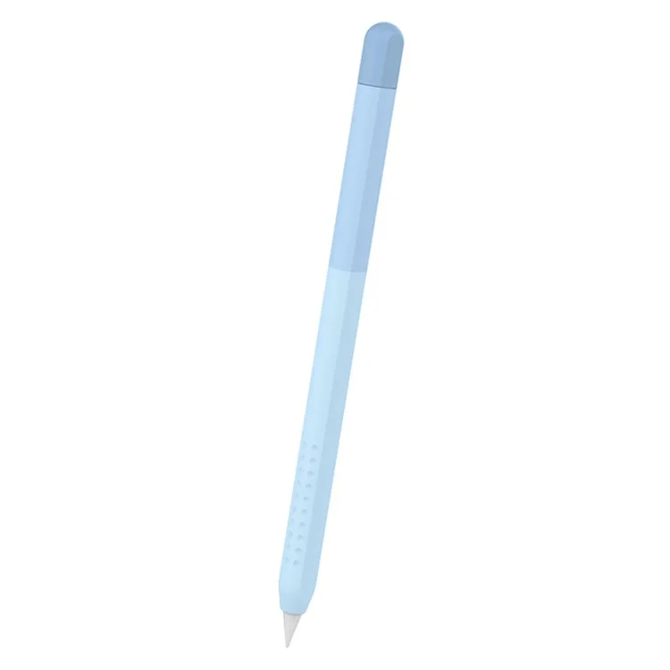 Manga de Silicona AHASTYLE PT102-2 Para Apple Pencil (2ª Generación), Centro de Lápiz Ultra Delgado de Color de Gradiente Cubierta de Piel - Gradiente Azul