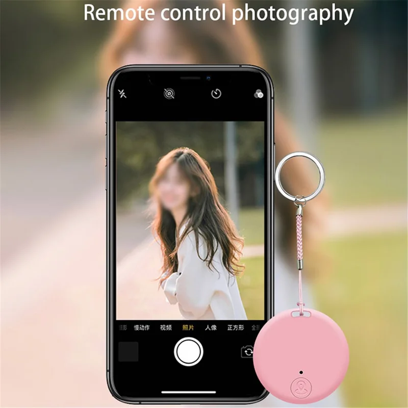 Y04 Mini Size Bluetooth-compatible 5.0 Item Finder Smart Tracker Item Locator Wireless Anti-Lost Tag Two-way Positioning Alarm - Orange