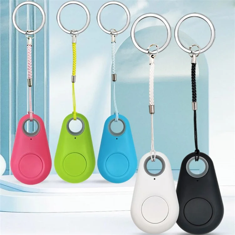FD-01 Smart Bluetooth Tracker Tag Schlüsselanhänger Anti-Lost Alarm Erinnerung Selfie Verschlusssteuerung für Kinder Haustiere Geldbörsen - Schwarz