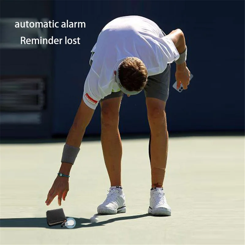 Умная бирка-трекер FD-01 с Bluetooth, брелок, напоминание о потере с сигналом, управление затвором селфи для детей, домашних животных, кошельков — белый