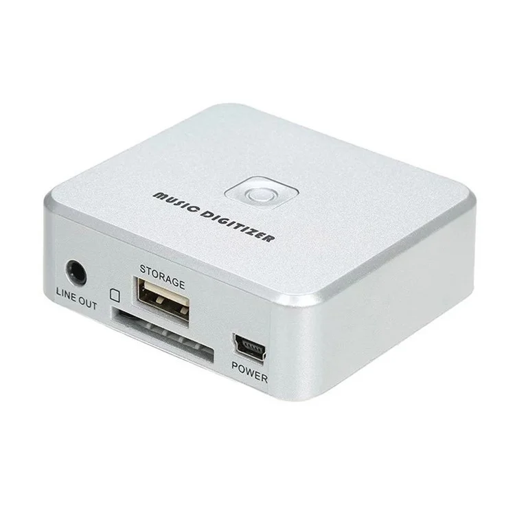 EZCAP 241 Digitalizador de música Caja de colección de audio Convertidor de audio analógico a digital con interfaz de audio de 3.5 mm