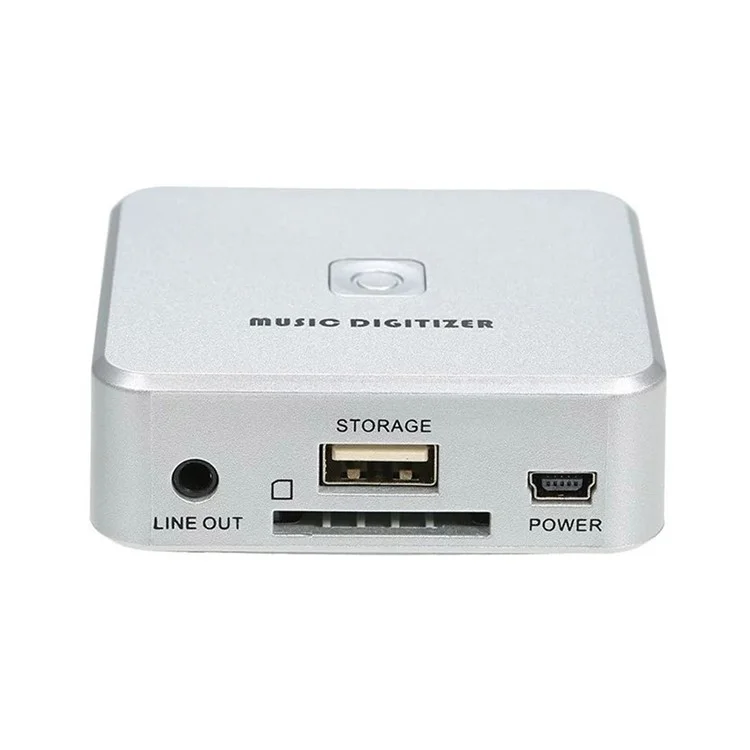 EZCAP 241 Digitalizador de música Caja de colección de audio Convertidor de audio analógico a digital con interfaz de audio de 3.5 mm