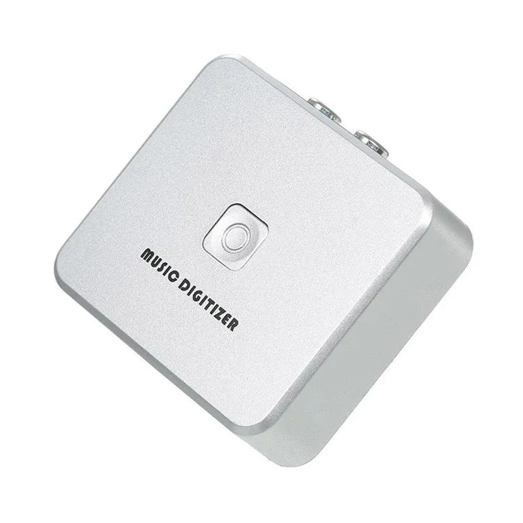 EZCAP 241 Digitalizador de música Caja de colección de audio Convertidor de audio analógico a digital con interfaz de audio de 3.5 mm