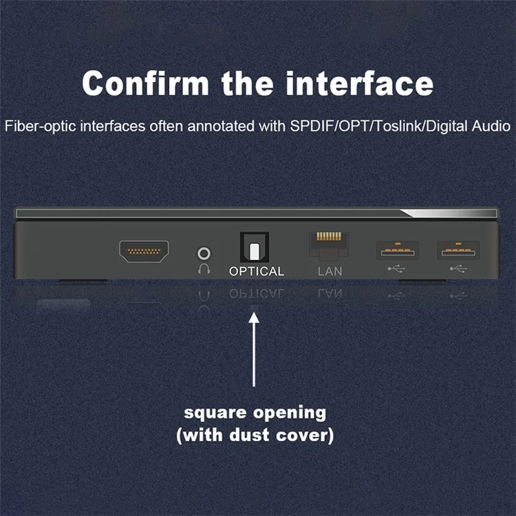EMK YL-A 1,5m OD8,0mm Digitales optisches Audiorekabel mit vergoldeten Anschlüssen S / PDIF Toslink-Kabel