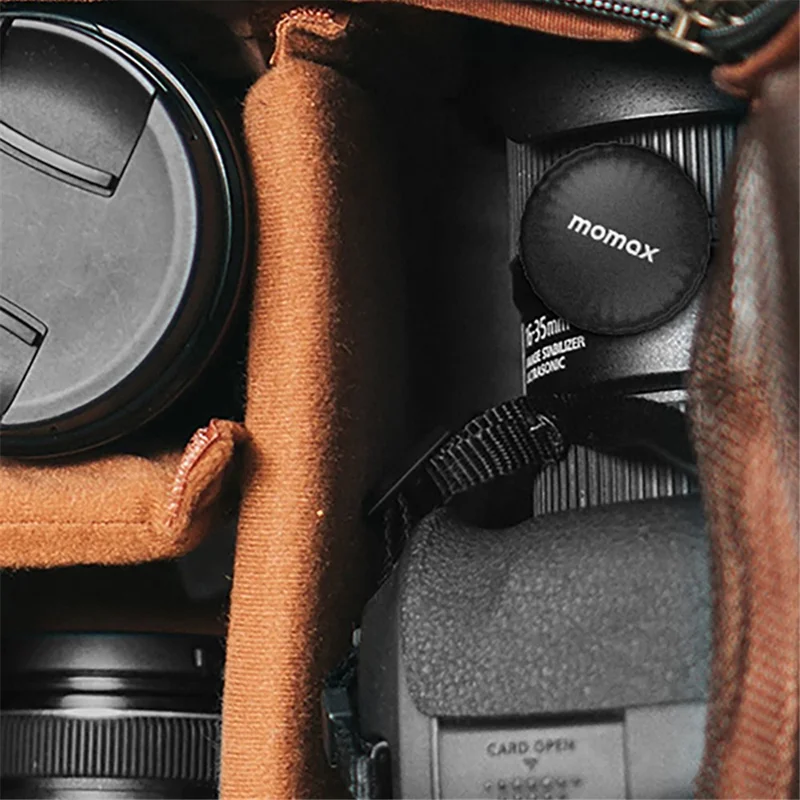 MOMAX PINTAG Wireless Key Finder Tracking Device Smart APP Control Anti-Lost Tracker for iOS - White