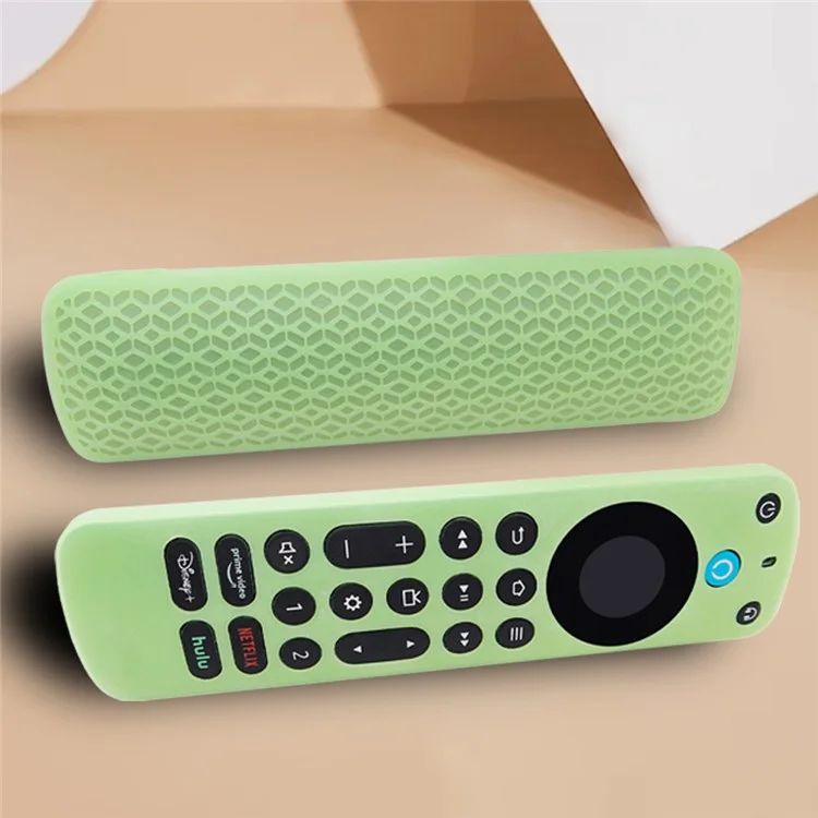 Für Amazon Alexa Voice Remote Pro Anti-Kratzer-Schutzhülle TV-Fernbedienung Silikonhülle - Weiß
