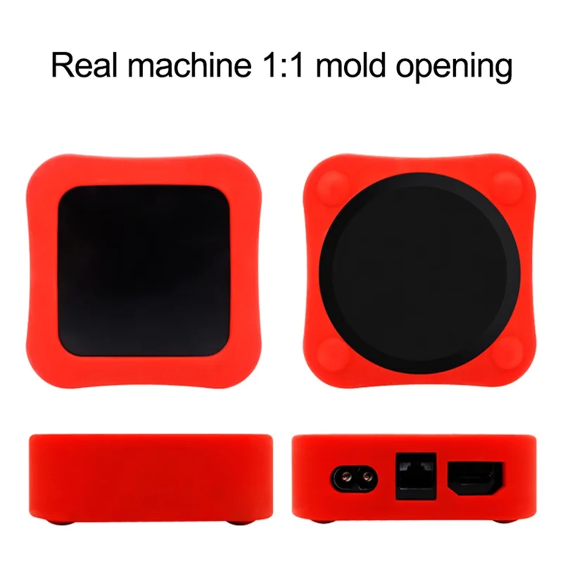 2Pcs / Set For Apple TV 4K 2022 Set-top Box Protective Cover + Remote Control Silicone Case - Black