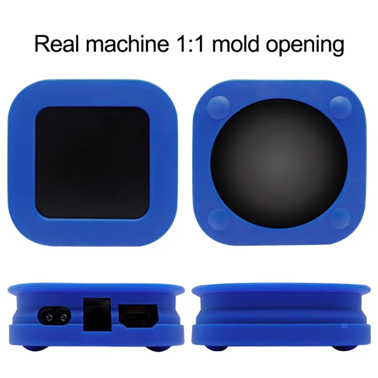 2 Piezas / Establecimiento Para Apple TV 4K 2022 Plegable Estilo de Plegado Strish Silicone Set-top Cubierta Protectora + Caja de Control Remoto - Negro