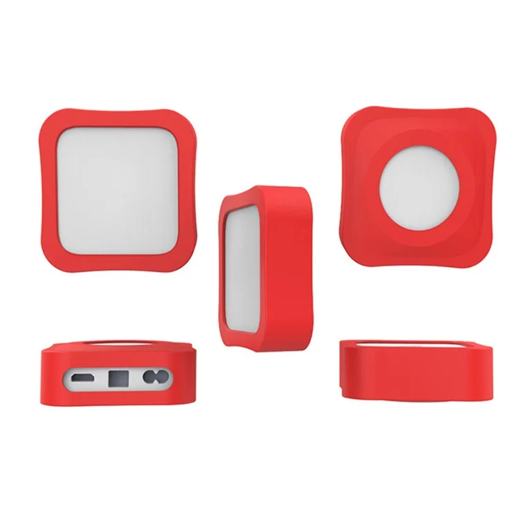 Soft Silicone Case for Apple TV 4K 2022 Drop-proof Set Top Box Protective Cover - Red