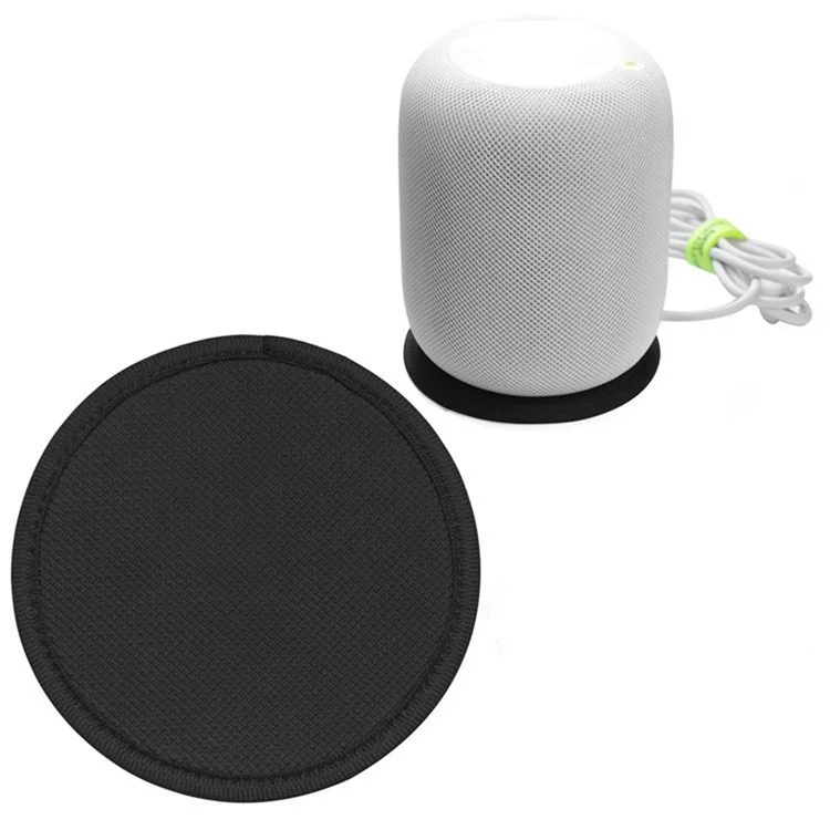 For Apple Homepod 2 Bluetooth Speaker Dustproof Cloth Protective Cover + Non-slip Pad