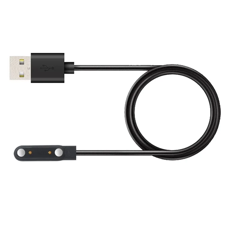 Chargeur universel pour montre intelligente 7,62 mm avec câble de charge à aspiration magnétique à 2 broches