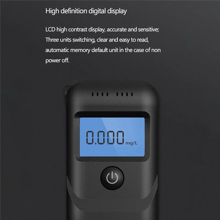 Xiaomiyoupin Lydsto Alkoholtester Hochempfindlichkeitssensor Alkoholtester Analysator Mit HD Digital Display