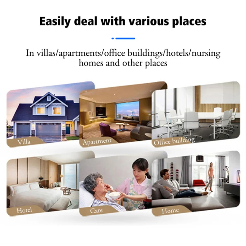 CACAZI FA96 Self-powered Wireless Doorbell No Battery Required Ring Chime (Type 86 Big Button), 1 Transmitter+1 Receiver - Black / EU Plug