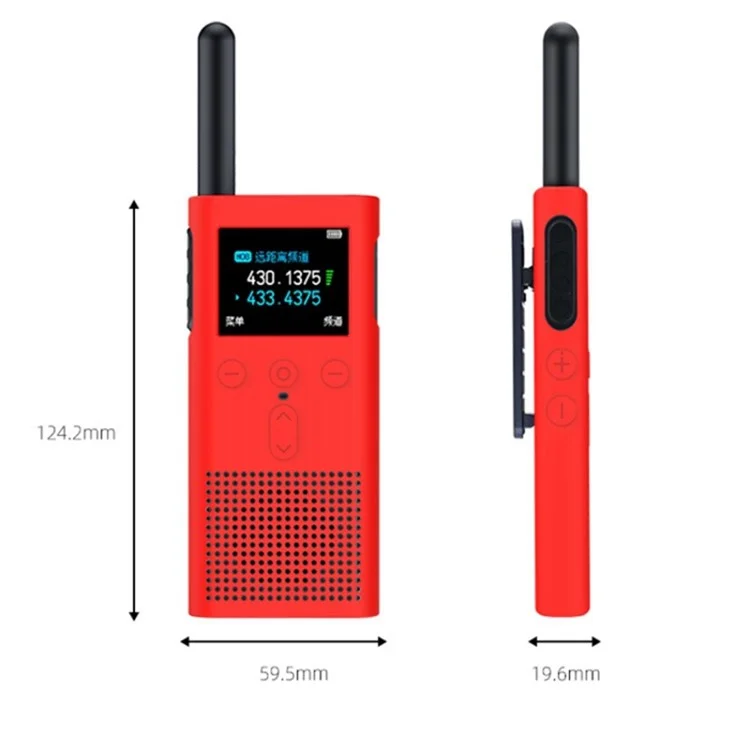 Силиконовый чехол для рации Xiaomi 2S, гибкий силиконовый чехол, противоударный, антицарапин, чехол для двусторонней радиосвязи - черный