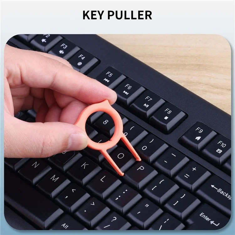 AHASTYLE WG121 10-in-1 Earphone Phone Keyboard Dust Removal Pen Brush Multifunction Cleaning Tool - White