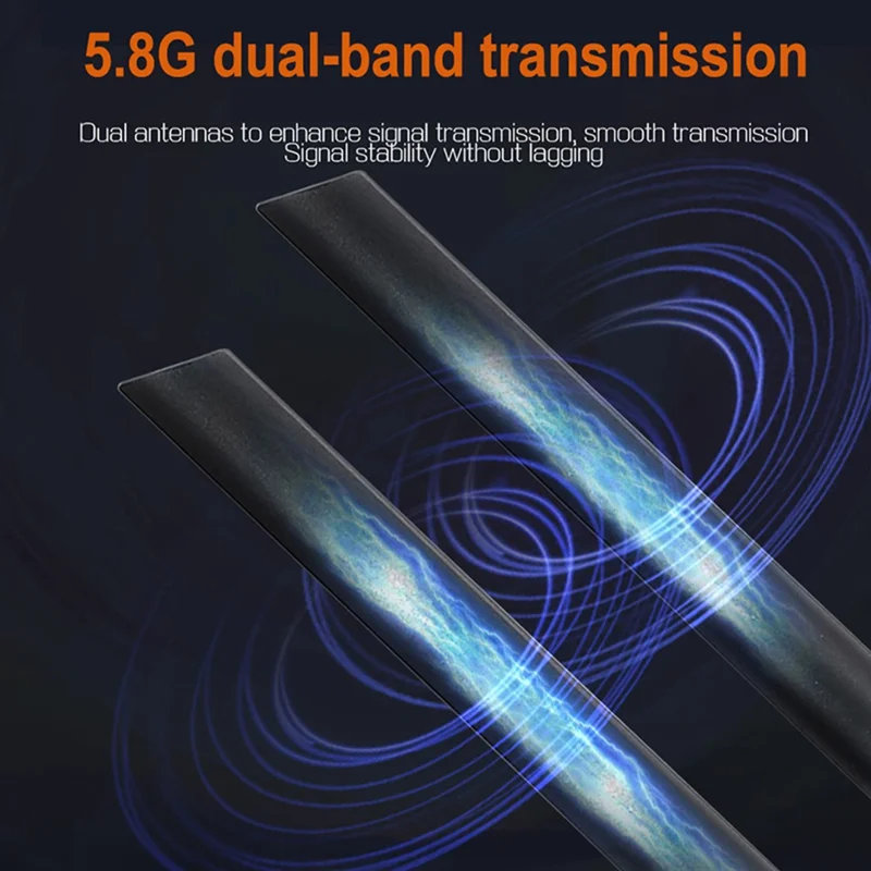 BOVBOX 009 HD Video Transmitter Receiver Wireless Screen Casting WIFI 5.8 Wireless Display Dongle Adapter - UK Plug