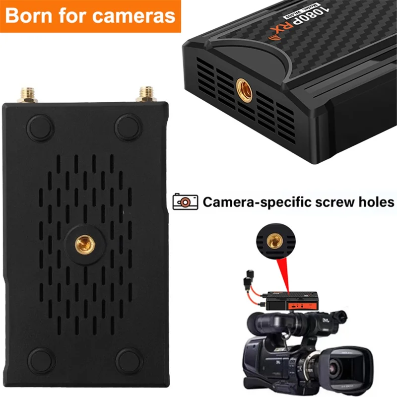 VRRIIS 009 Pro Wireless Display Dongle Adapter 300m Wireless Screen Casting Video Transmitter Receiver - AU Plug