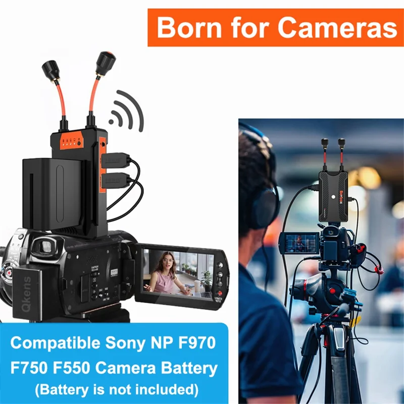 BOVBOX 900s Pro 300m Wireless Display Dongle Adapter Wireless Screen Casting HD Video Transmitter Receiver - Japanese Plug