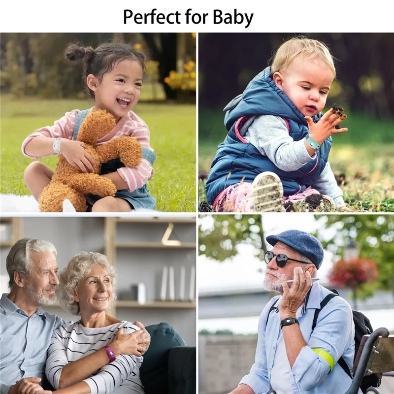 For Apple AirTag Bluetooth-compatible Tracker TPU Case + Loop Fastener Nylon Bracelet Strap, with Front Back Film Set, Adult Type - Army Green Camouflage