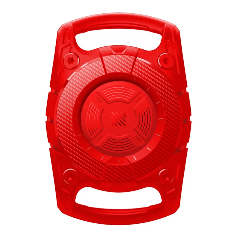 IP67 Waterproof Case for AirTag Bluetooth-compatible Tracker TPU+PC Full Body Protective Cover - Red