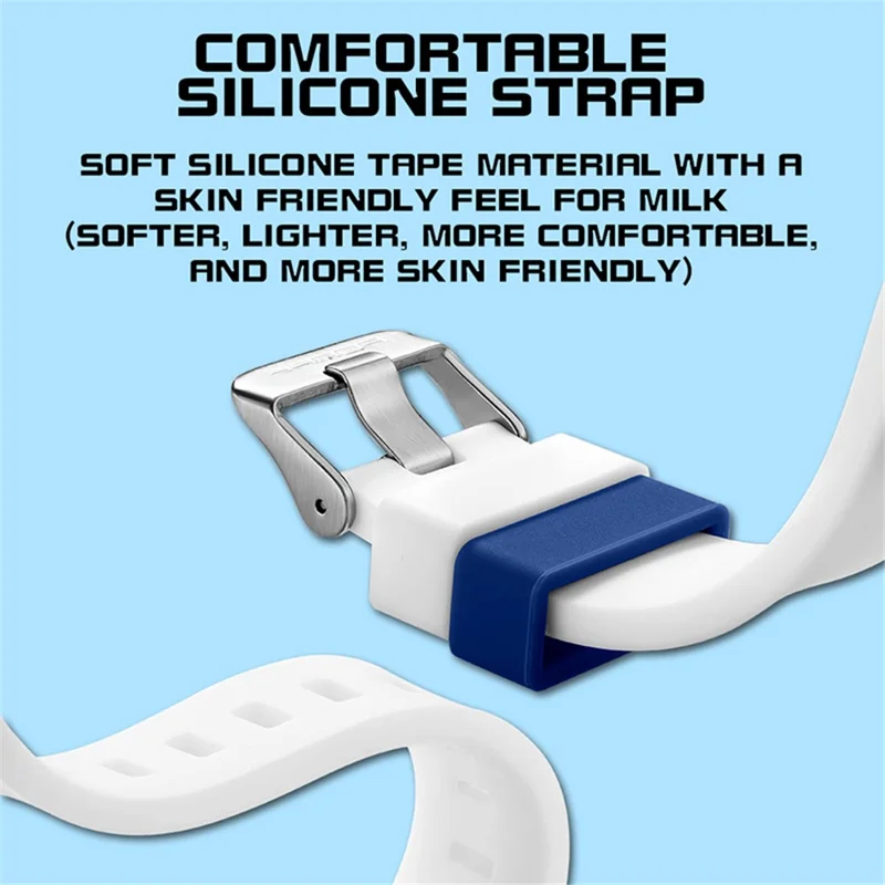 SANDA 3215 Fashionable Multi-Layer Gear Electronic Watch Night Vision Fluorescence 50m Waterproof Watch - Black / White