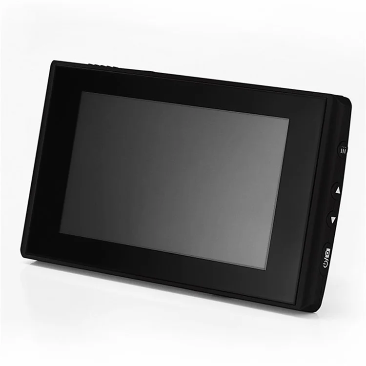 Affichage LCD de 4,5 pouces N7 Night Vision Doorbell pour l'enregistrement photo et vidéo, sonnette alimentée par batterie 2500 mAh avec détection de mouvement - Noir