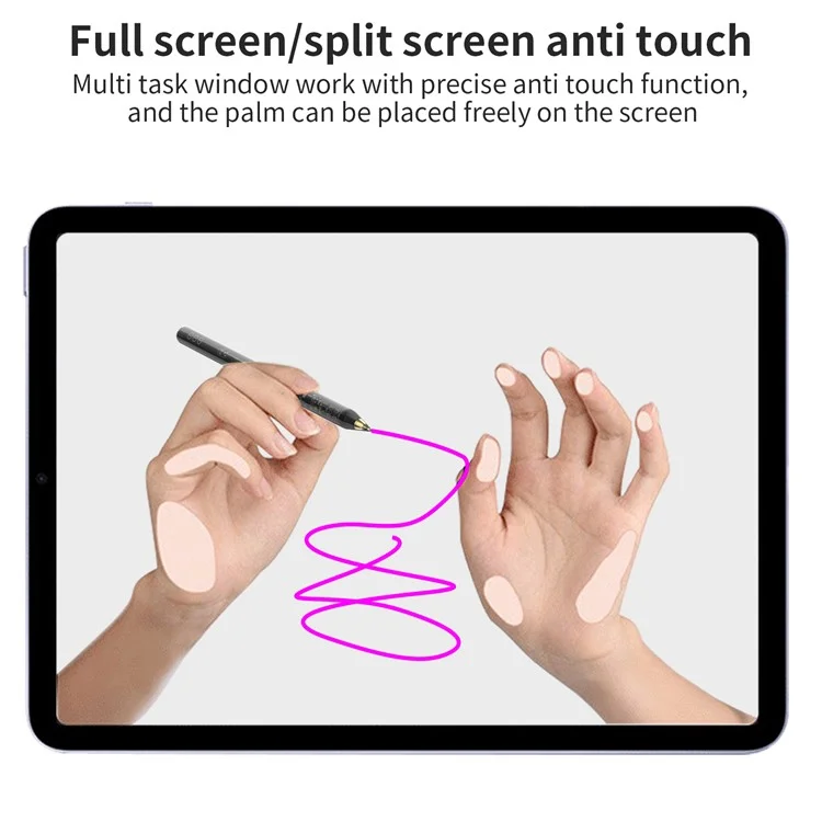 AHASTYLE PE03 Stylus Pen for Apple Tablet 2018-2022 , Magnetic Wireless Charging Pencil with Bluetooth-compatible Function
