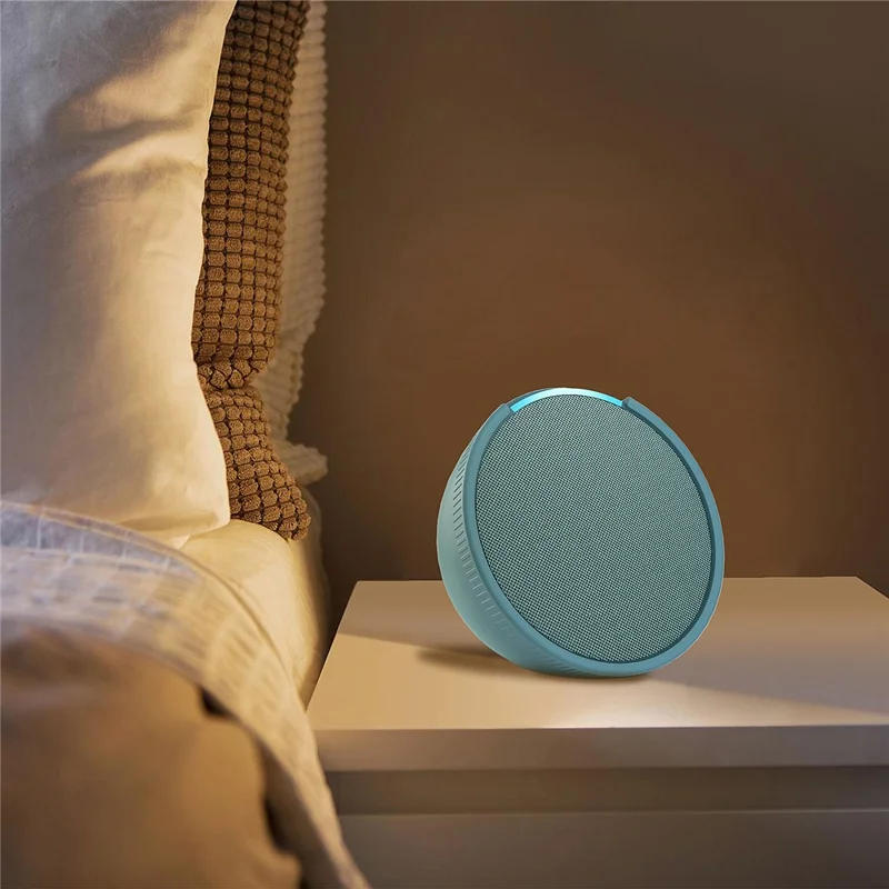 Capa de Silicone para Amazon Echo Pop Bluetooth Speaker Anti-arranhões Capa Protetora - Verde