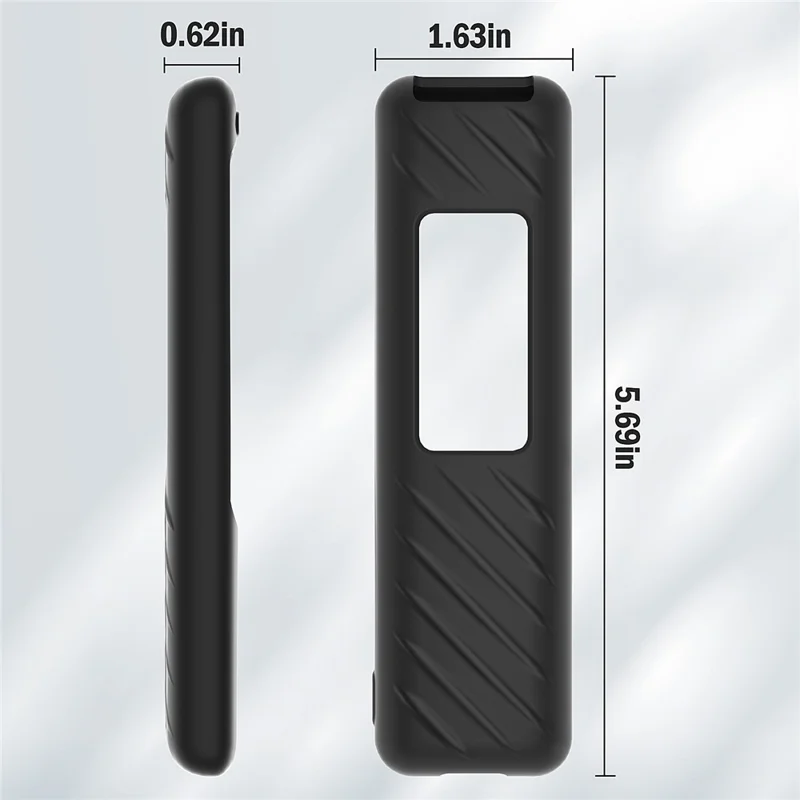 For Samsung BN59-01432A Remote Control Drop-proof Case Soft Silicone Protective Cover - Black