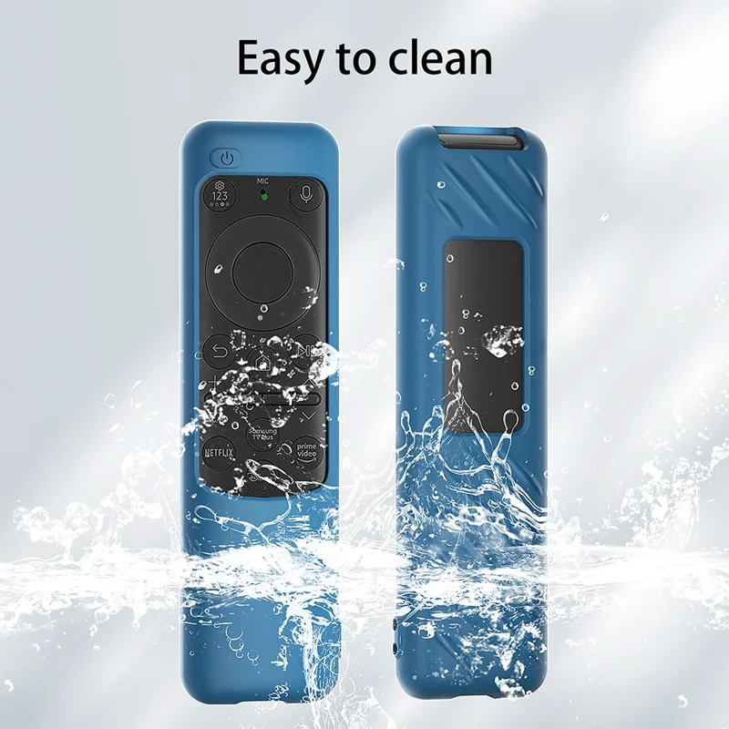 Obudowa przeciwwypadkowa z miękkiego silikonu do pilota Samsung BN59-01432A – niebieska