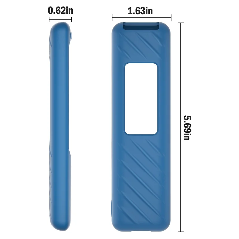 Obudowa przeciwwypadkowa z miękkiego silikonu do pilota Samsung BN59-01432A – niebieska