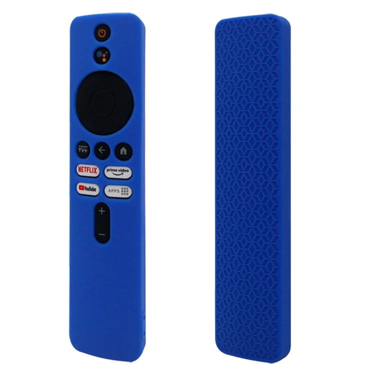 Silikon-Schutzhülle für Xiaomi TV Box S 2. Generation Fernbedienung, Kratzkratzer-Hülle - Blau